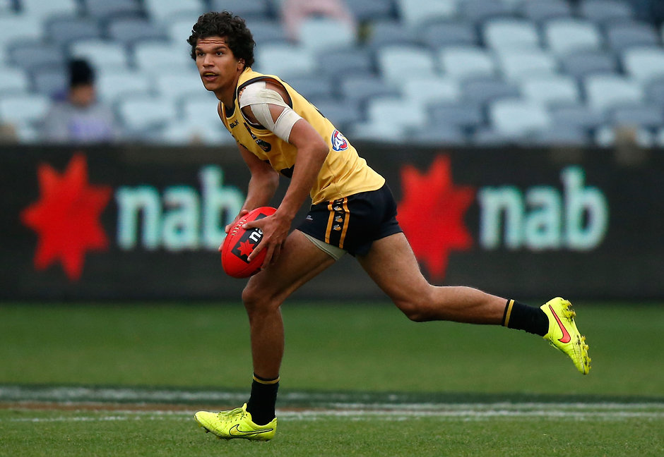 AFL 2015 Under 18 - Vic M v WA Sam Petrevski-Seton in action for WA in the national championships last year - ${keywords}